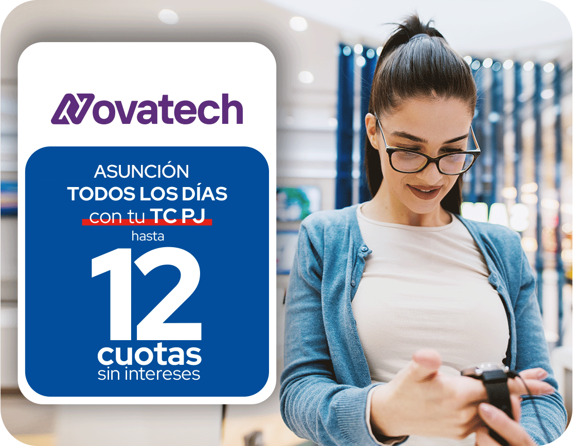 Novatech 12 Cuotas Tecnología Todos Los Días Asuncion