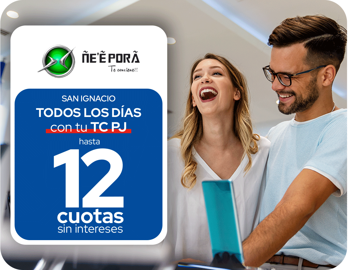 Ñee Porá 12 Cuotas Tecnología Todos Los Días San Ignacio