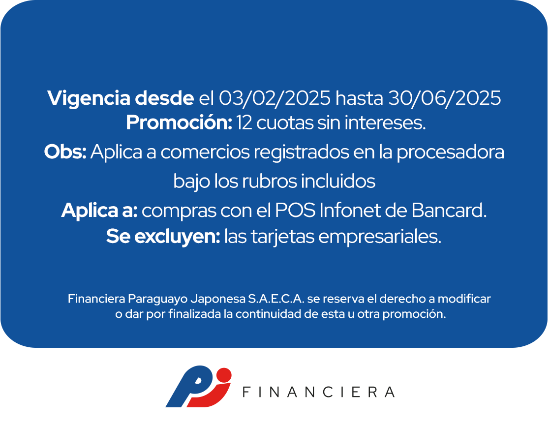 Pade 12 cuotas sin intereses