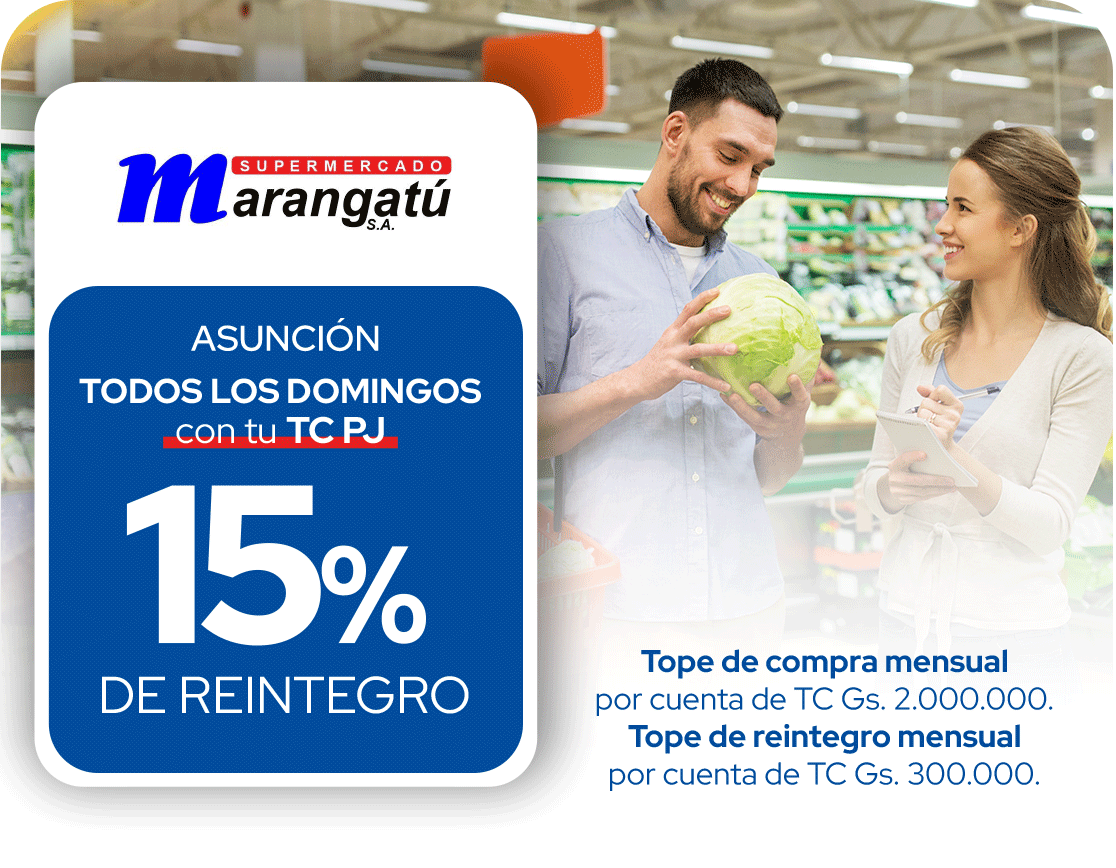 Marangatu 15% Reintegro Supermercado Domingos Asuncion