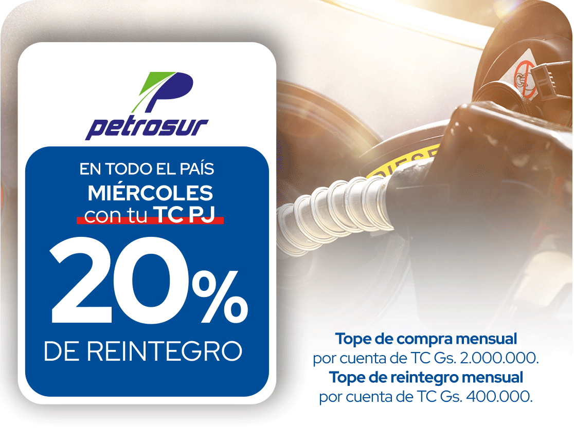 Petrosur 20% Reintegro Miércoles Todo el País Central