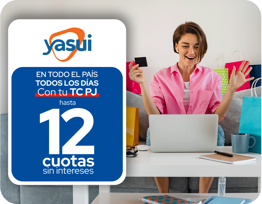 Yasui 12 Cuotas Tecnología E-Commerce Todos Los Días Todo el País Central