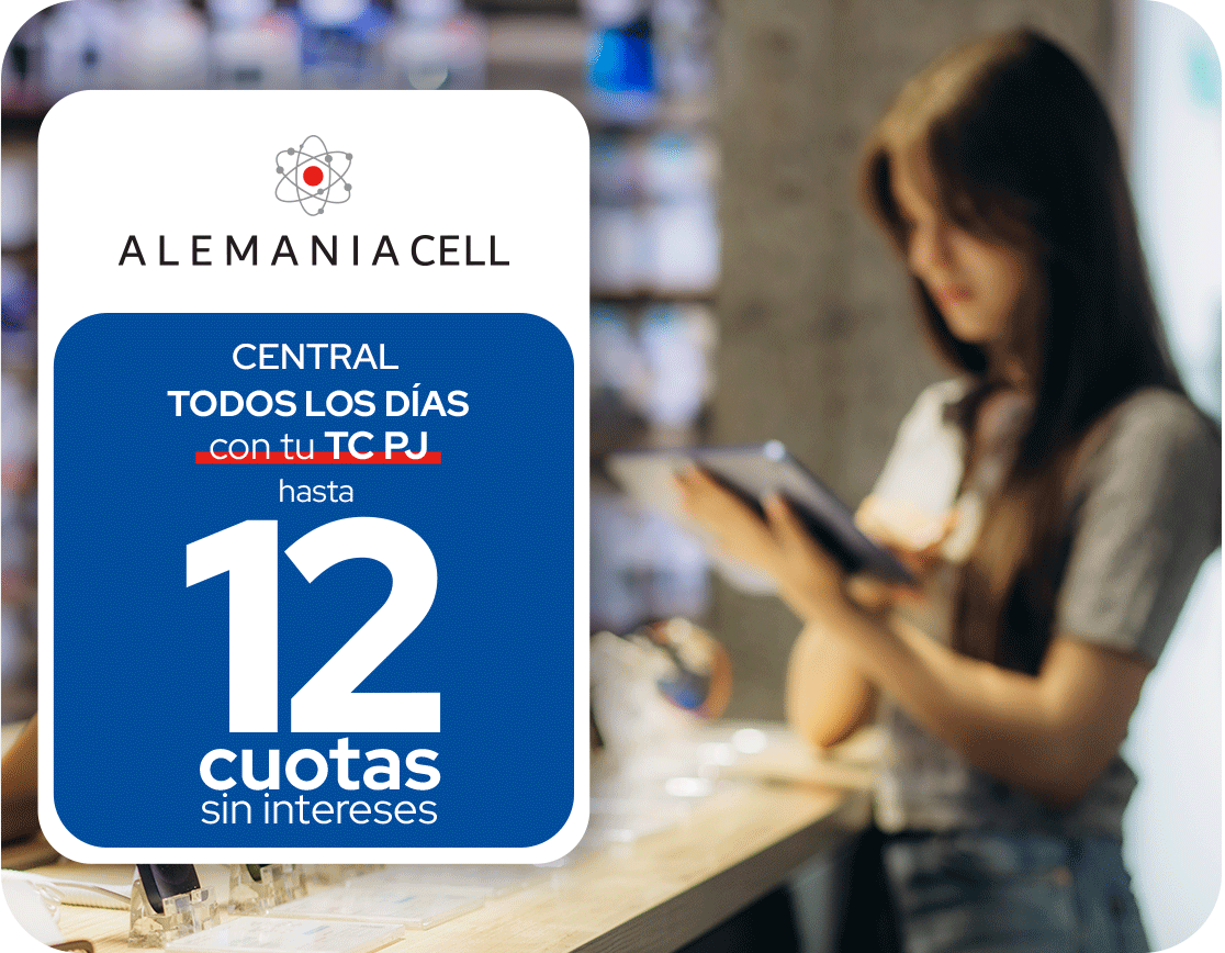 Alemania Cell 12 Cuotas Tecnología Todos Los Días Asuncion Central