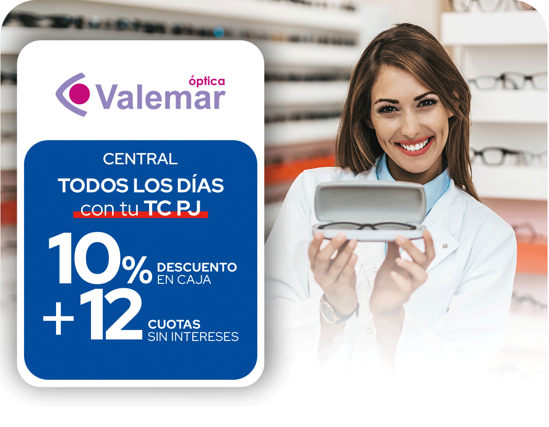 Óptica Valemar Beneficios Salud y Bienestar Todos Los Días Asuncion Central