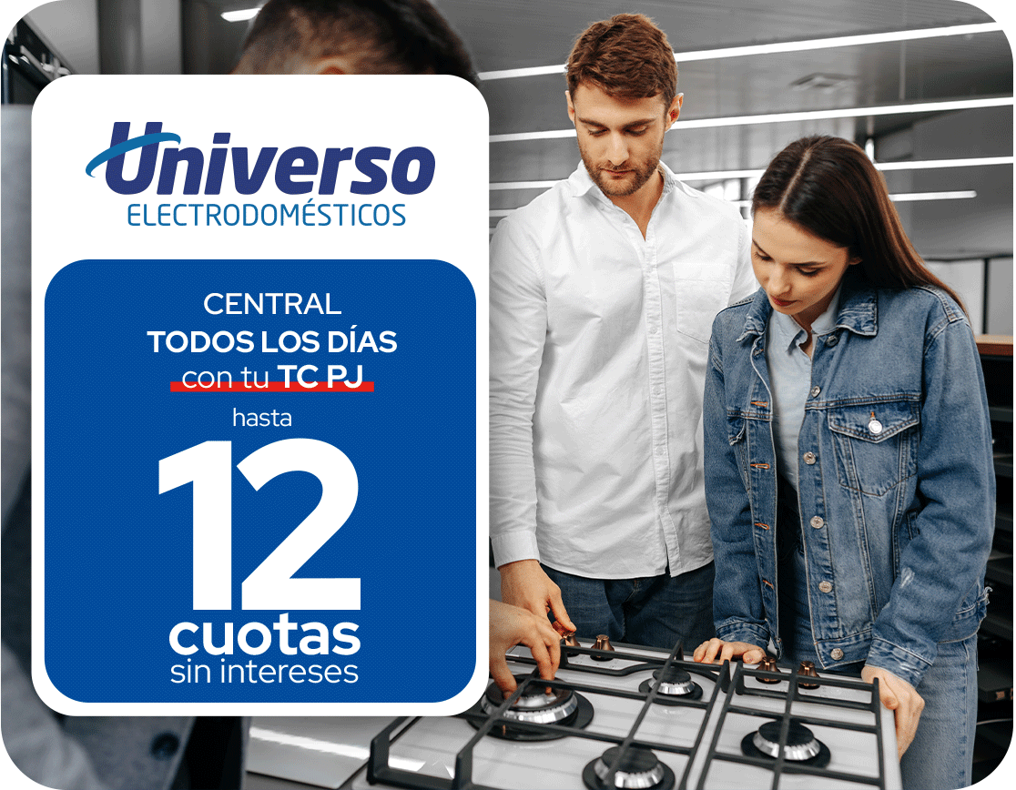 Universo Electrodomésticos Todos los Días 12 cuotas Asunción Central