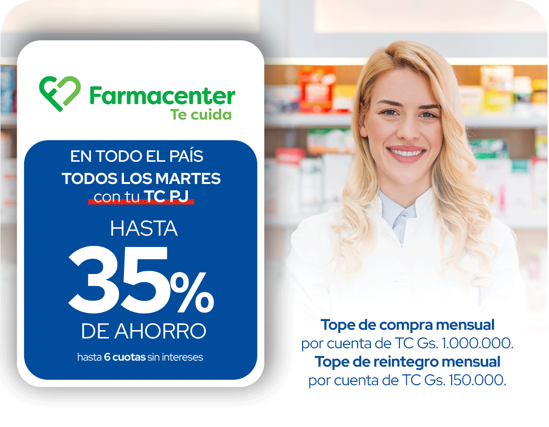Farmacenter martes 35 de ahorro