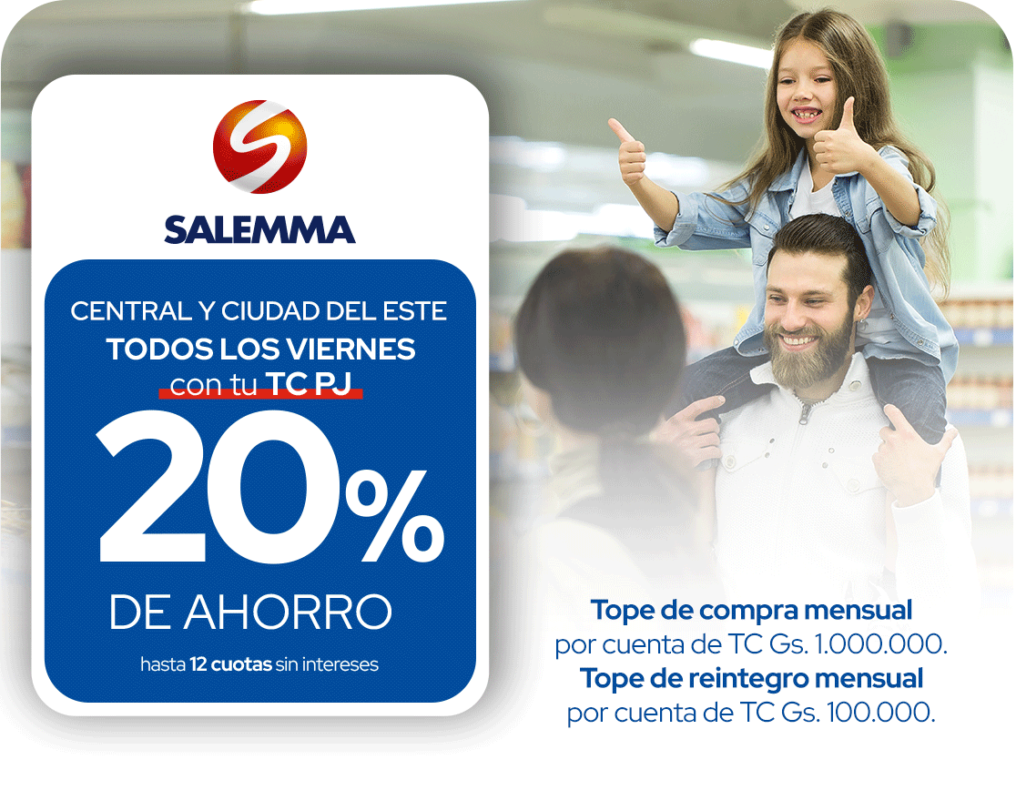 Salemma 20% Ahorro Supermercado Viernes Asunción Central Ciudad del Este