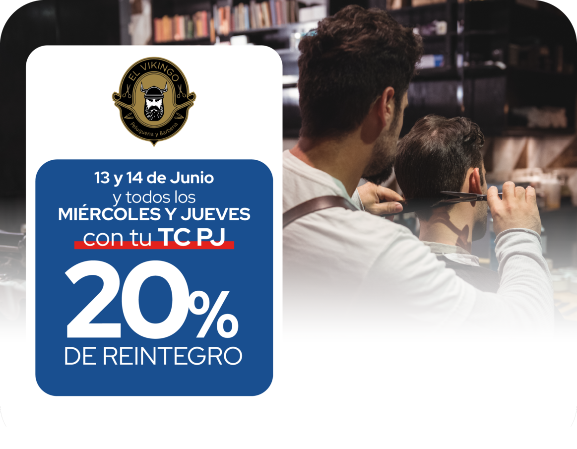 Barberia El Vikingo todos los miercoles y jueves 20 de reintegro