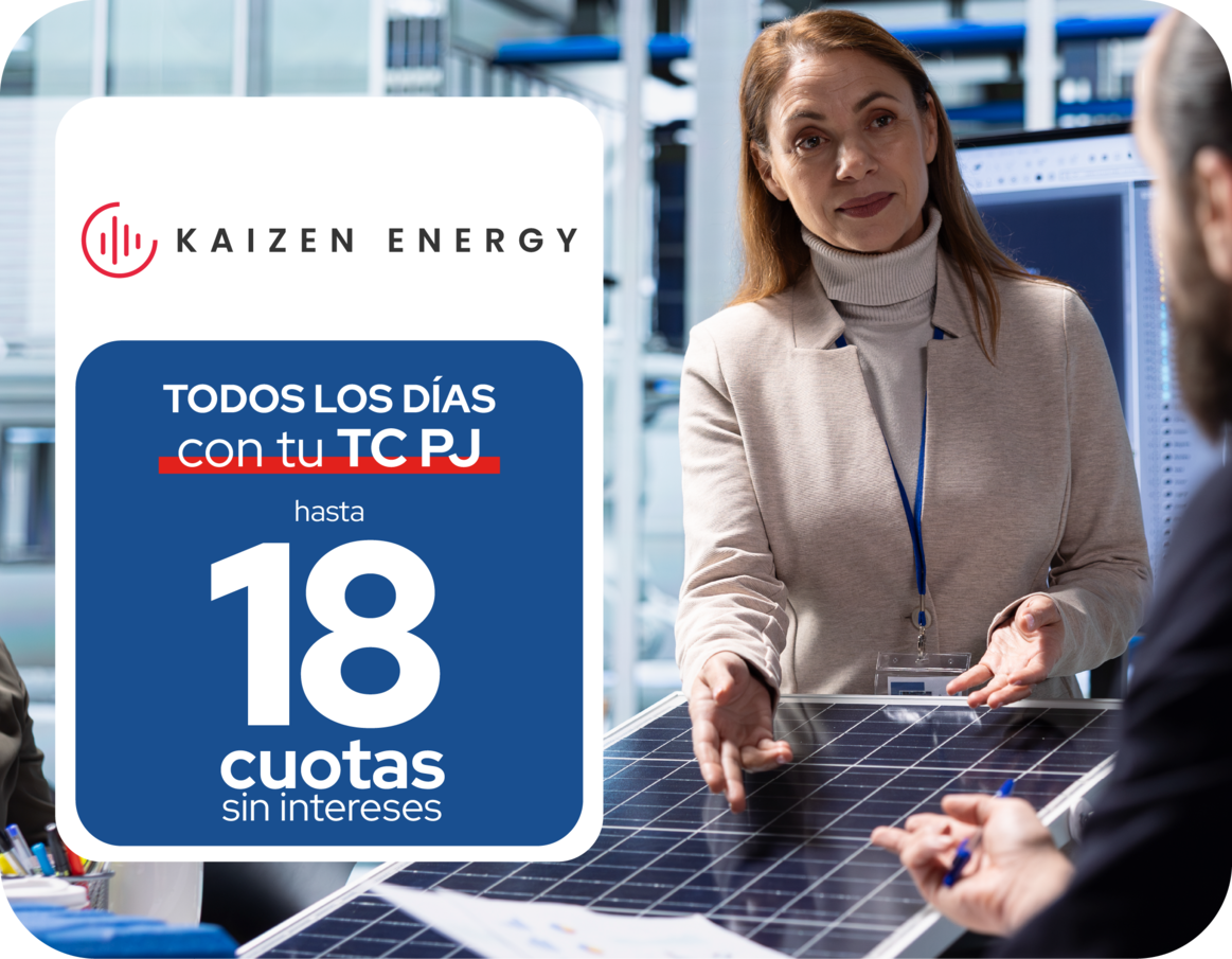 Kaizen Energy todos los dias 18 cuotas sin intereses
