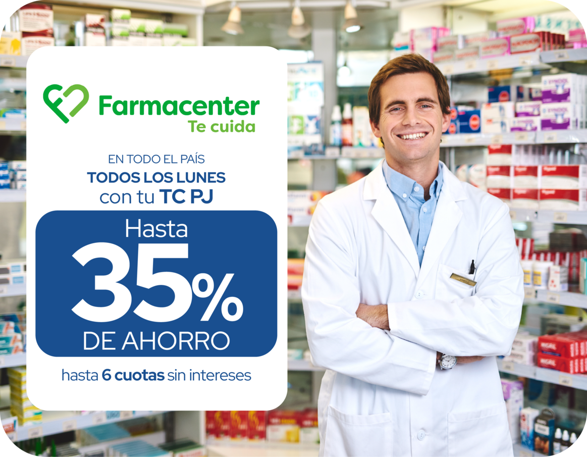 farmacenter lunes 35 de ahorro 6 cuotas