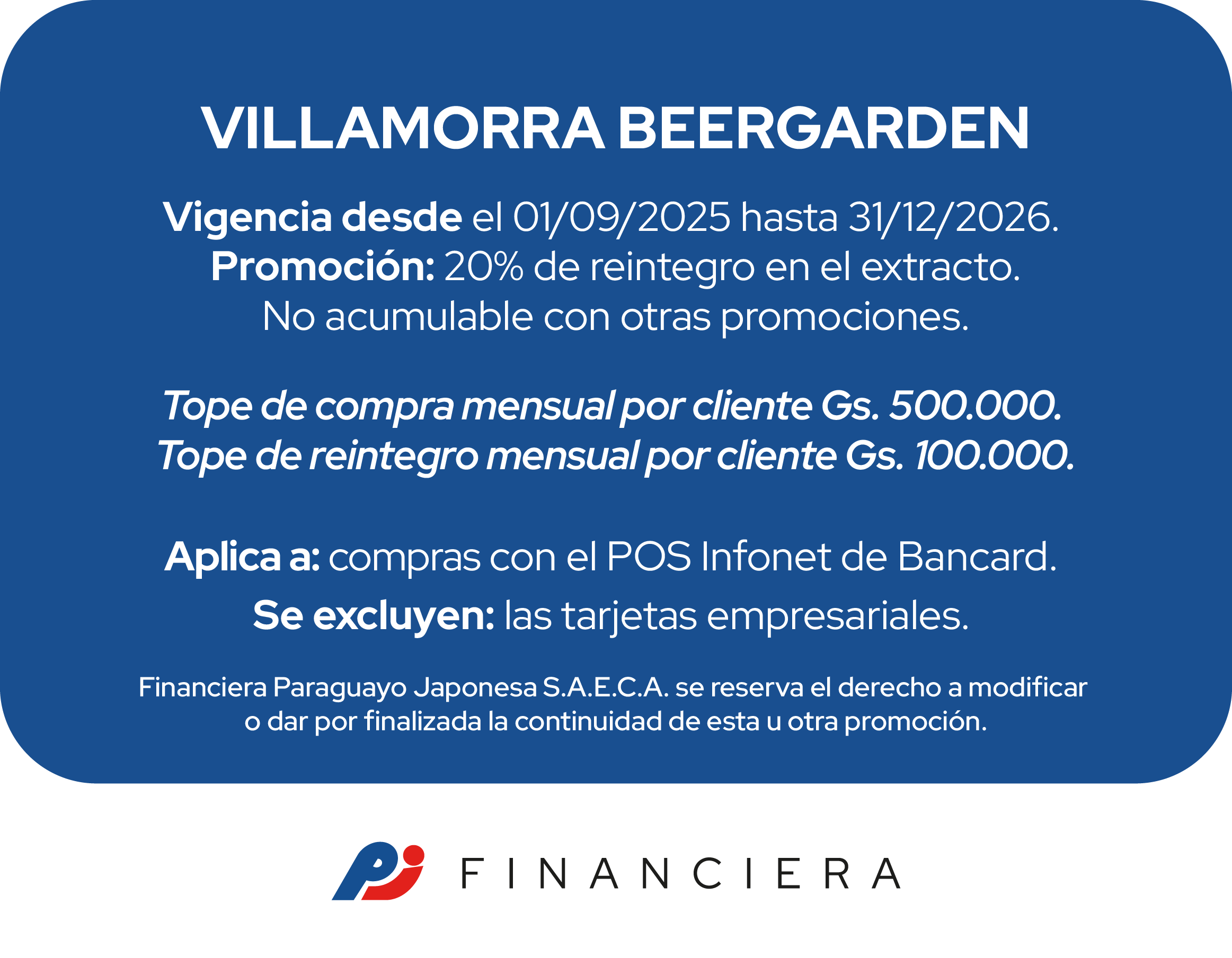 Beergarden bar 20 de reintegro villamorra viernes