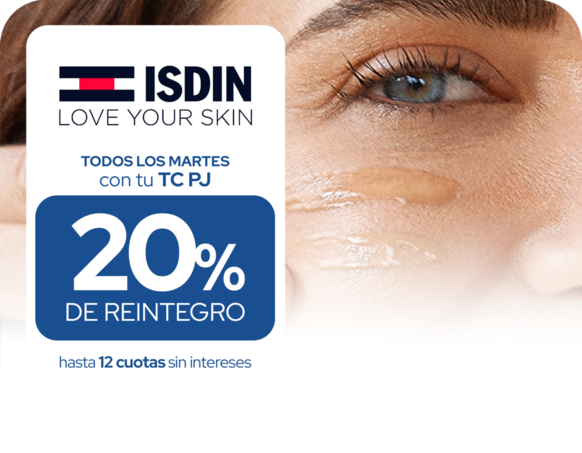 Isdin 20 reintegro12 cuotas martes
