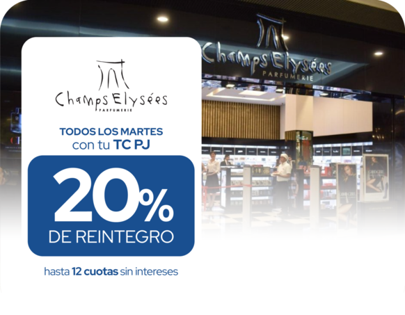 Champs Elysees 20 reintegro  12 cuotas martes