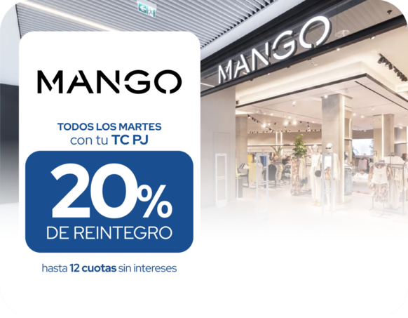 Mango 20 reintegro 12 cuotas martes