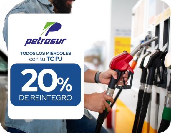 Petrosur 20% Reintegro Miércoles Todo el País Central 6 cuotas