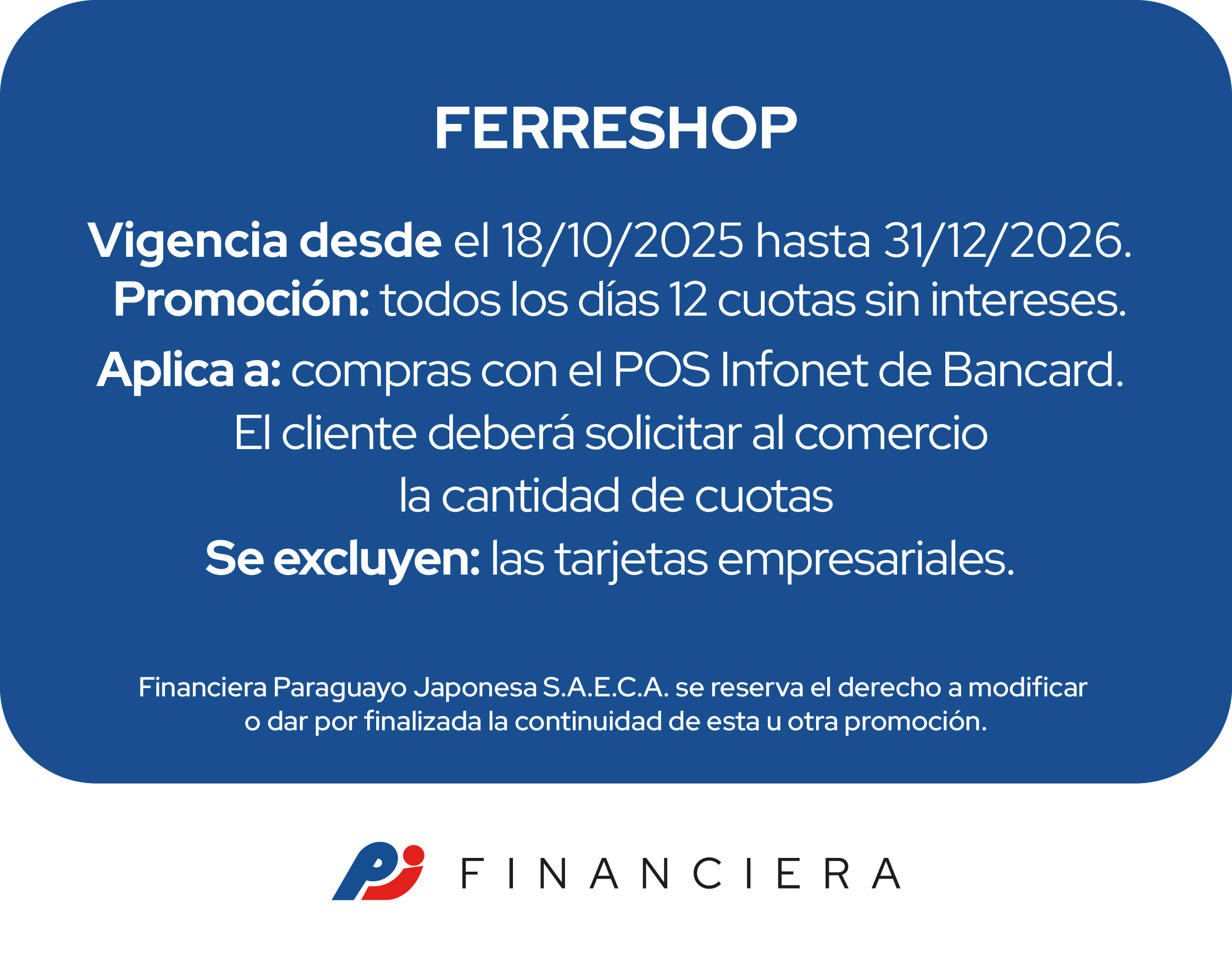 Ferre Shop 12 Cuotas Ferretería Todos Los Días Asuncion