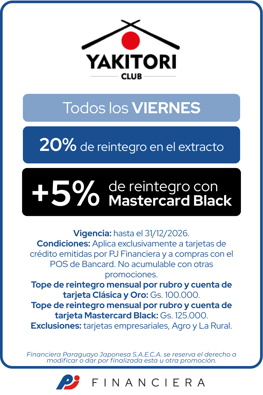 yakitori club 20 de reintegro viernes gastronomia