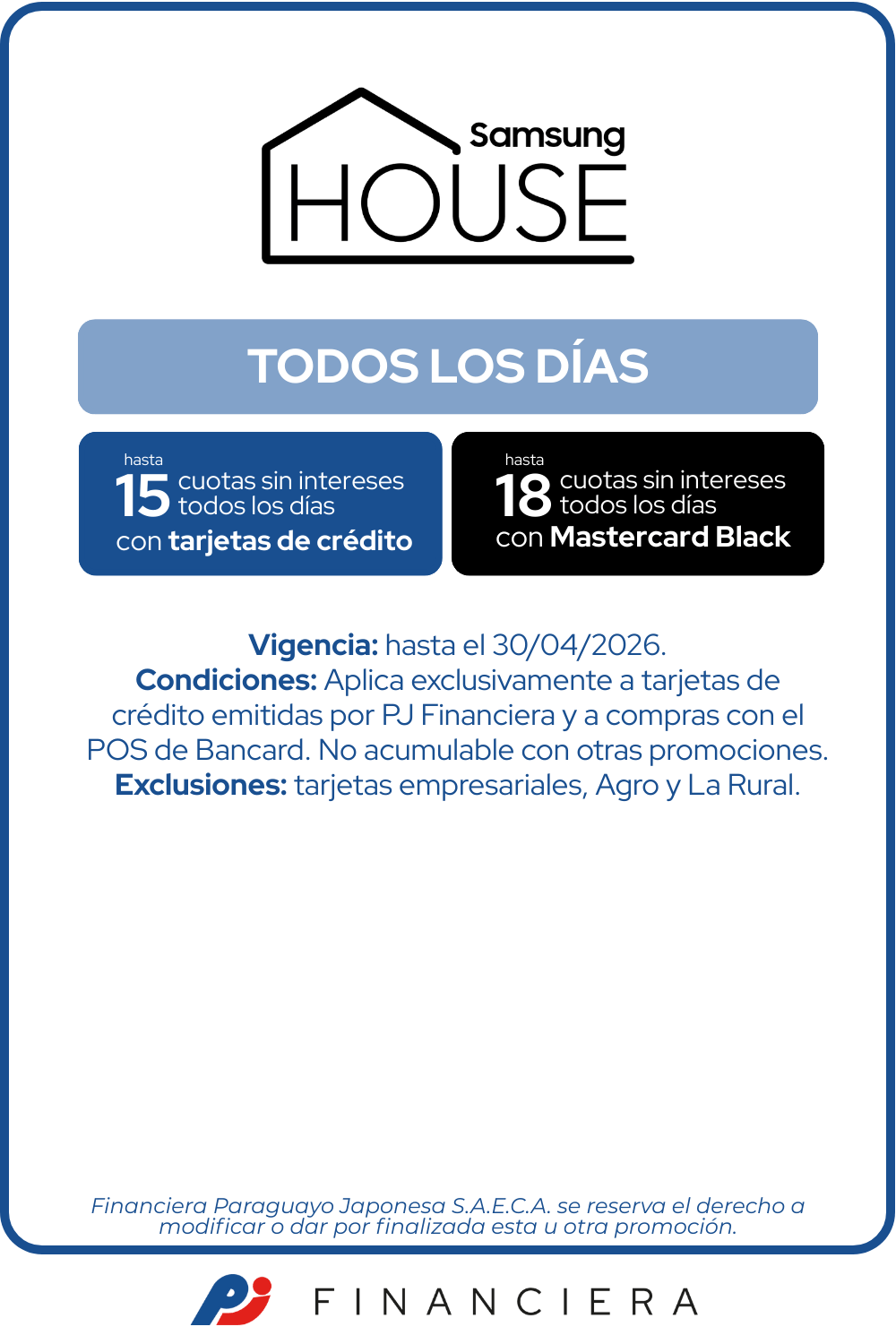Samsung House 15 Cuotas Tecnología Todos Los Días Asuncion