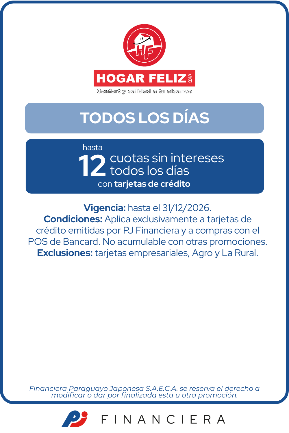 Hogar Feliz 12 Cuotas Artículos Hogar Todos Los Días Asuncion