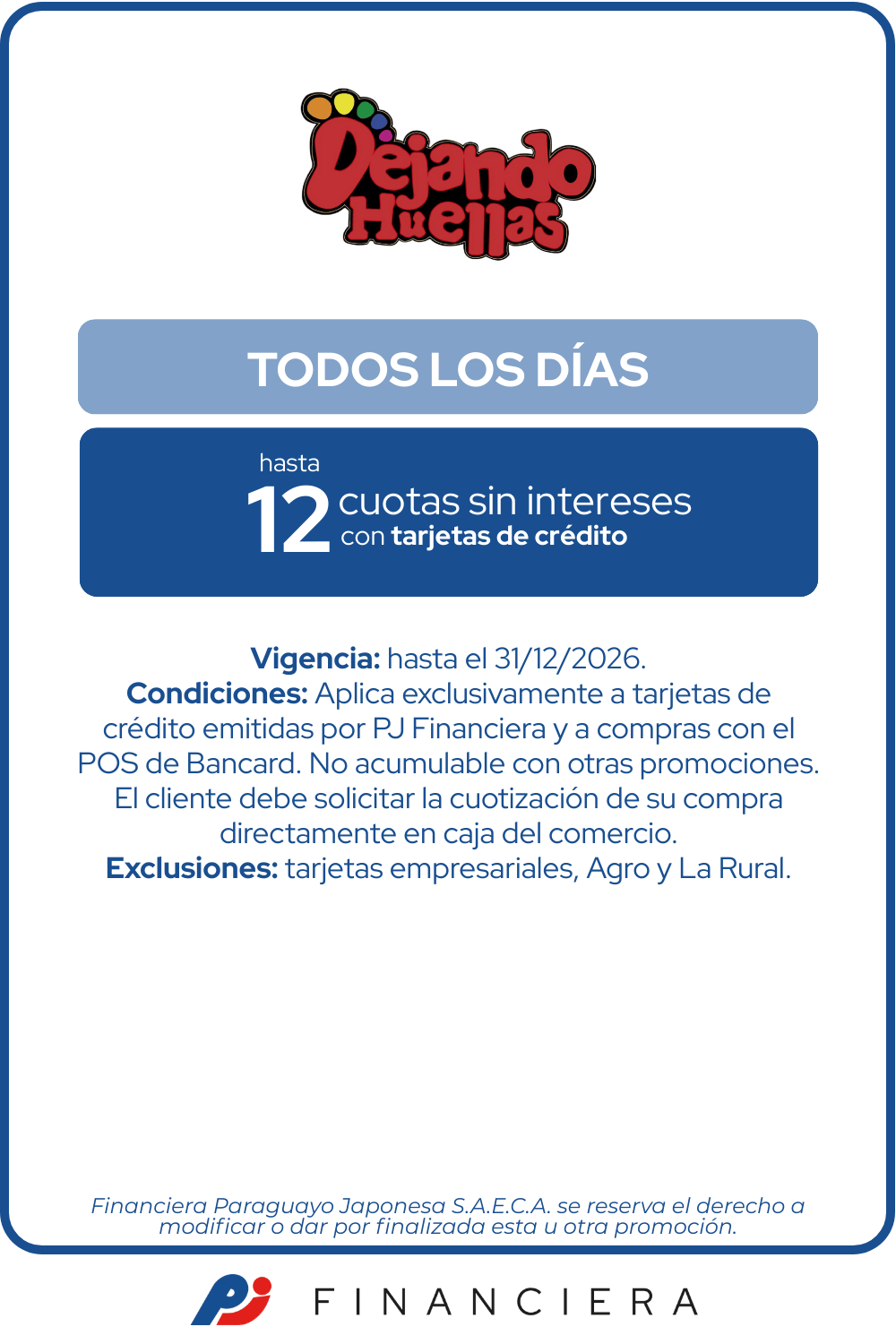 Juguetería Dejando Huellas 12 Cuotas Todos Los Días Central Asuncion