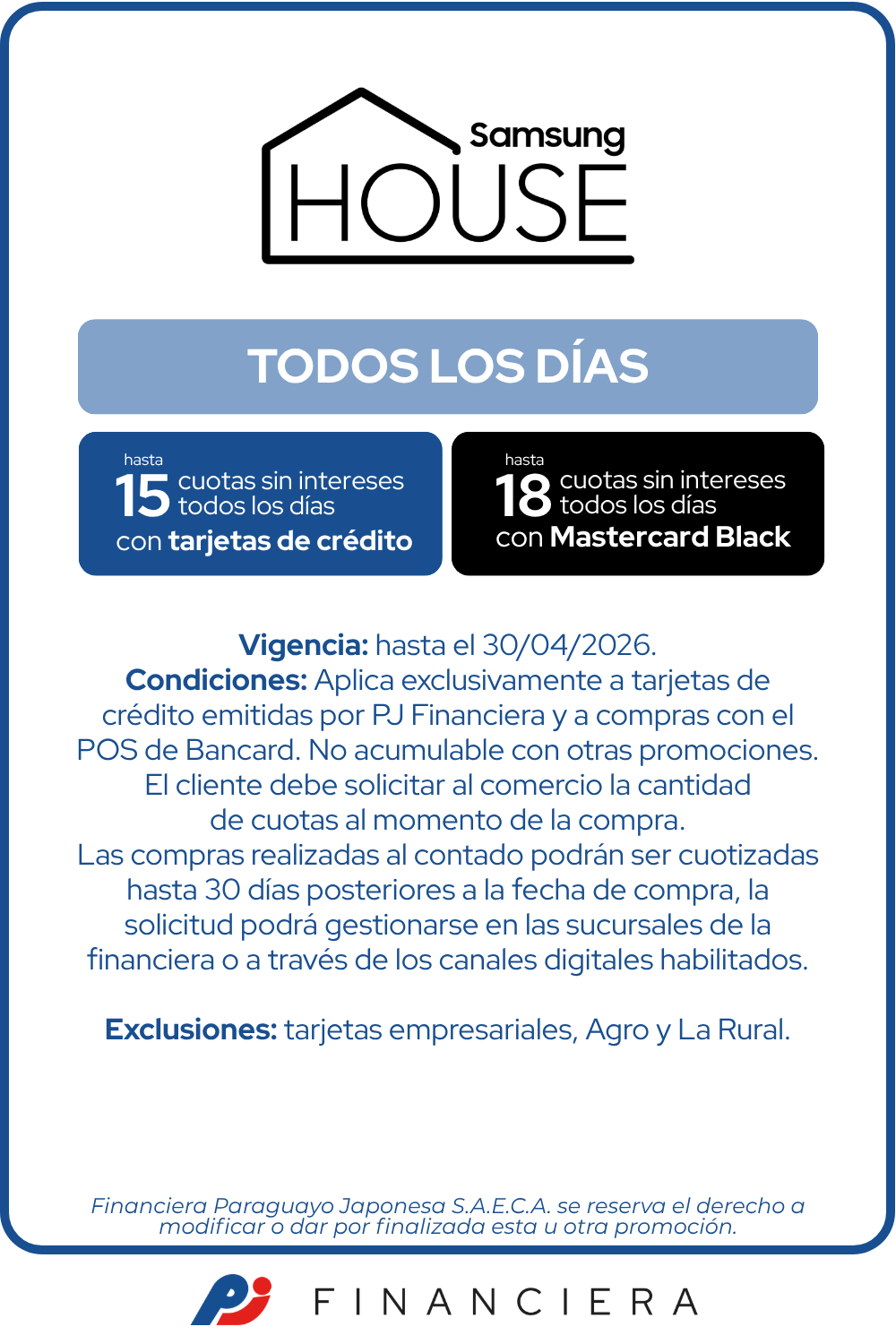 Samsung House 15 Cuotas Tecnología Todos Los Días Asuncion