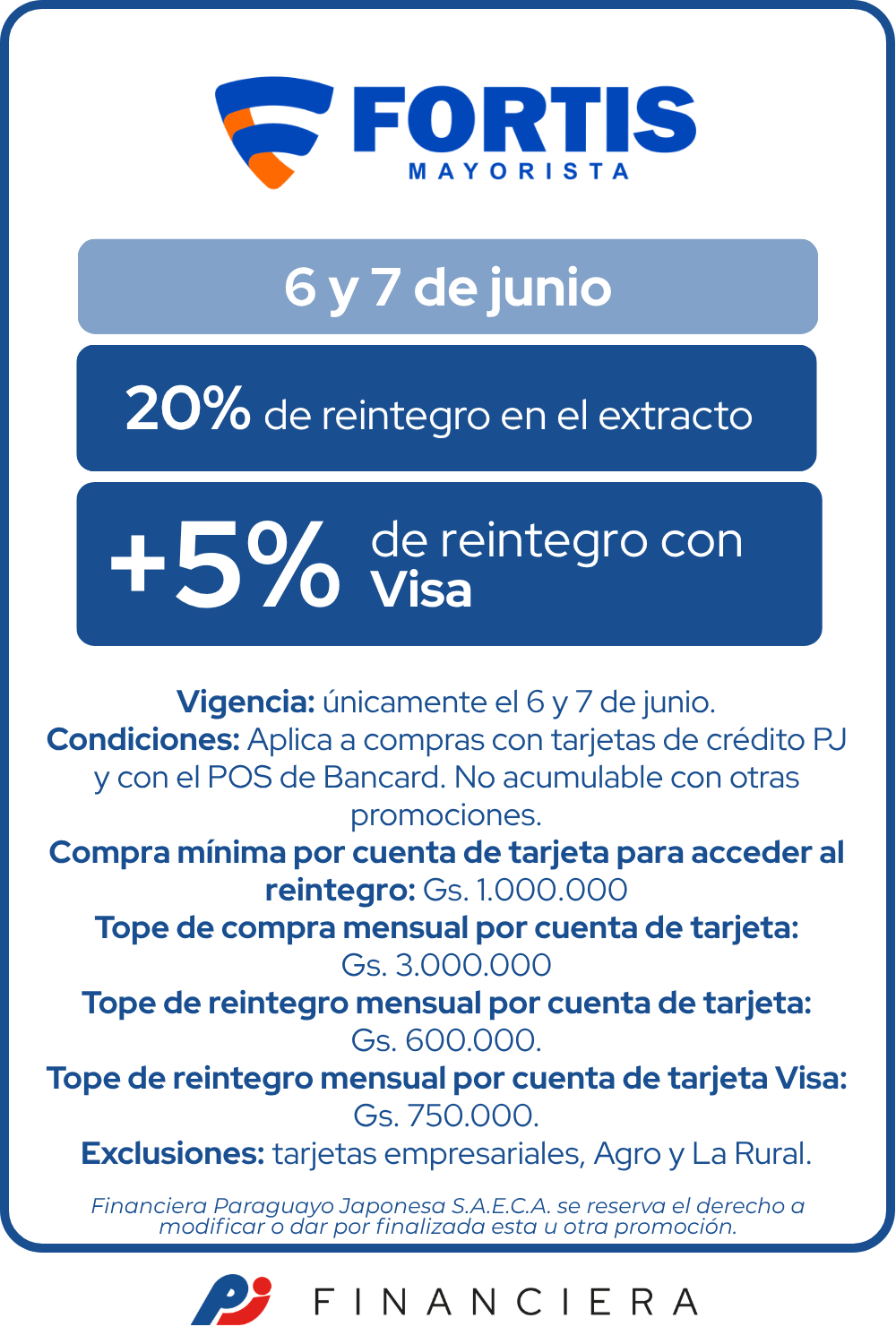 reintegro en Fortis por el día de la madre