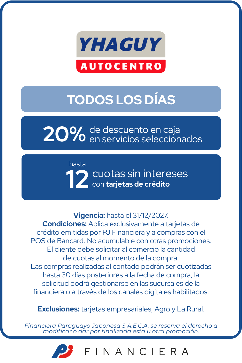 Yhaguy 12 Cuotas Automóviles Todos Los Días Asuncion